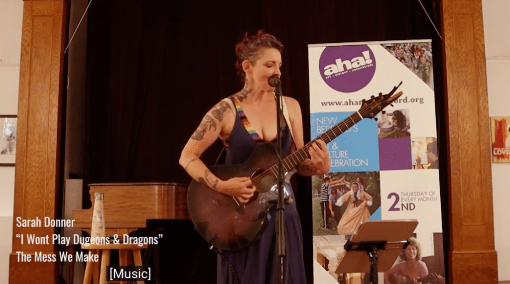 Sarah Donner Live - I wont play dungeions and dragons